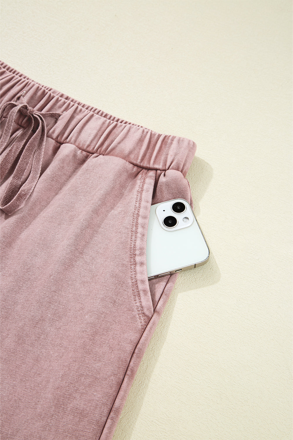 Mineral Wash Drawstring Pants